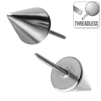 Invictus Threadless Titanium Cone Attachment : 3mm x 4mm