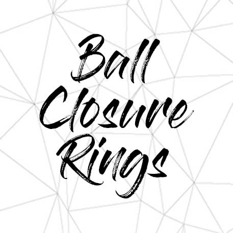 Category - Jewellery Type - Ball Closure Rings