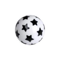 Acrylic Stars Ball - Black on White
