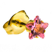 Gold Plate Star : Pink