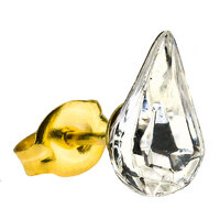 Gold Plate Crystal Zircon : Pear - Pair