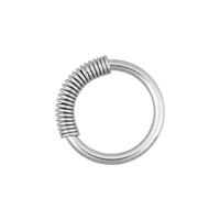 Steel Basicline® Cobra Coil Closure Ring