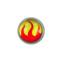 Screw On Picture Ball Flame