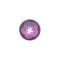 Screw On Picture Ball Star Flower