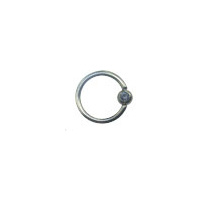Micro Jewelled Ball Closure Ring