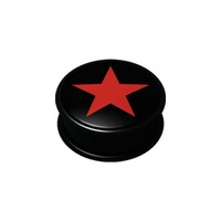 Mega Ikon Plug - Black/Red Star