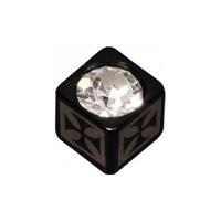 Steel Blackline® Jewelled Lazer Cube Cross