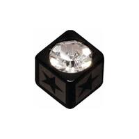 Steel Blackline® Jewelled Lazer Cube Star