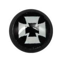 Steel Blackline® Threaded Ball - Cross