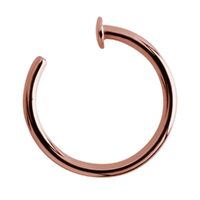 PVD Rose Gold Open Nose Ring