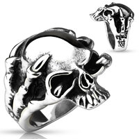 Dragon Claw Skull Cast Ring 316L Stainless Steel 