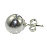 Jeweller Quality Sterling Silver Ball Ear Studs