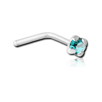 Sterling Silver Fashion Claw Set Nose Stud