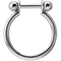 Titanium Conch Ring with Titanium Micro Barbell