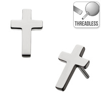 Invictus Threadless Titanium Cross Attachment : 3.3mm x 5.2mm