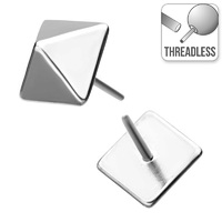 Invictus Threadless Titanium Pyramid Attachment : 4mm x 4mm