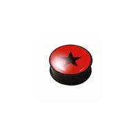 Ikon Plug - Red/Black Star