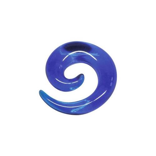 Acrylic Transparent Spiral : 3mm x Blue