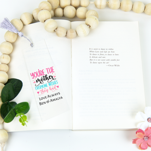 Personalised Book Mark - You're the Mother