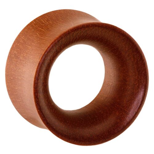 Rosewood Thin Double Flared Tunnel : 8mm