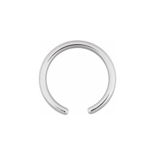 Steel Basicline® Closure Ring without Ball : 1.0mm (18ga) x 7mm