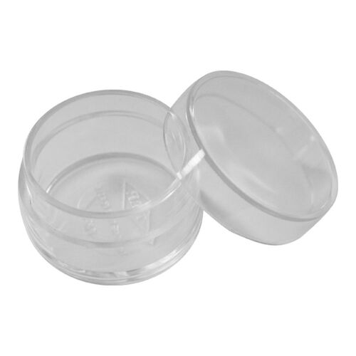 Empty Clear Acrylic Threaded Container