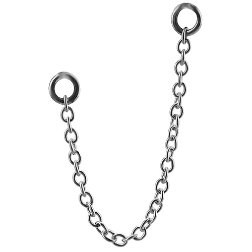 Surgical Steel Hanging Chains for Hinged Segment Rings : 5cm