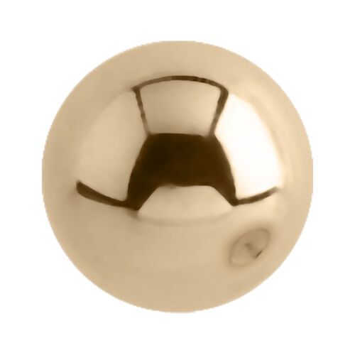 14ct Gold Clip In Ball : 3mm