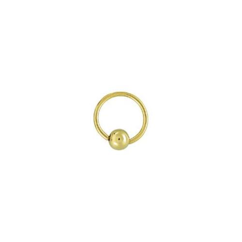 Titanium Zirconline® Ball Closure Ring : 1.0mm (18ga) x 12mm