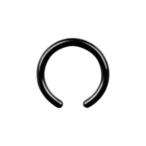 Titanium Blackline® Closure Ring : 1.2mm (16ga) x 6mm