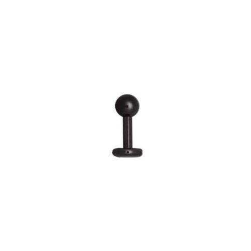 Titanium Blackline® Labret Studs : 1.6mm (14ga) x 5mm x 4mm Ball