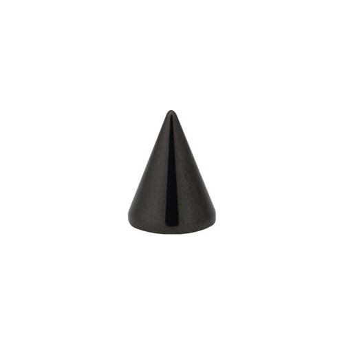Titanium Blackline® Threaded Cones : 1.2mm (16ga) x 5mm x 6mm