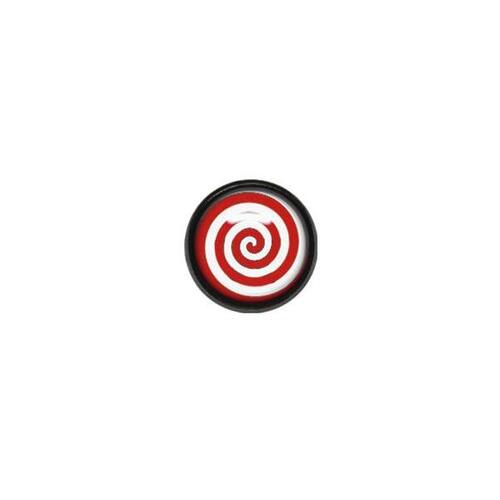 Titanium Blackline® Ikon Discs - Red/White Spiral : 5mm
