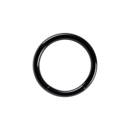Titanium Blackline® Smooth Segment Rings : 1.2mm (16ga) x 7mm