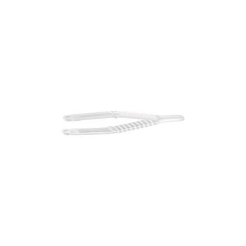 Oval Snaptile® Disposable Tweezers : Clear x Oval Tip