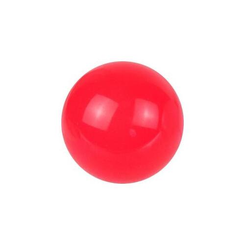 PMMA Nothern Light UV-Active Threaded Ball : 1.6mm (14ga) x 6mm x Red