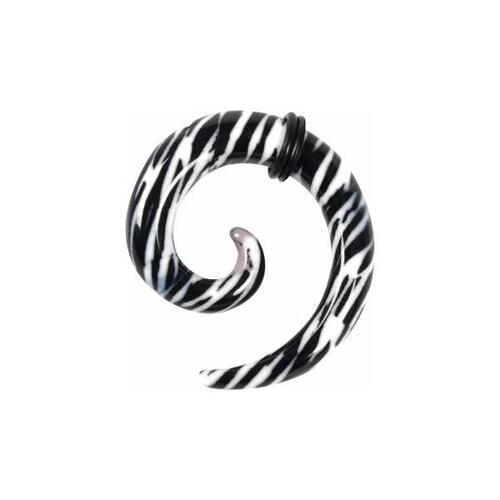 Plastic Print Spirals - Zebra : 3mm