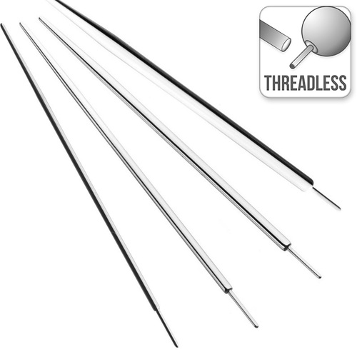 Invictus Threadless Titanium Tapered Insertion Pin : 20ga