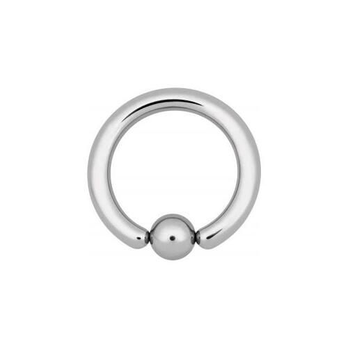 Titanium Highline® Ball Closure Rings : 1.0mm (18ga) x 6mm x Ti-Glo